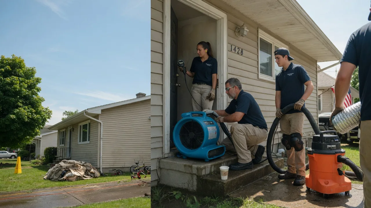 Water Damage Restoration in Bunker Hill, IN near me